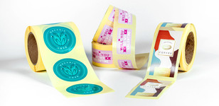 Verschiedene Designs auf einer Folie - Stickers International